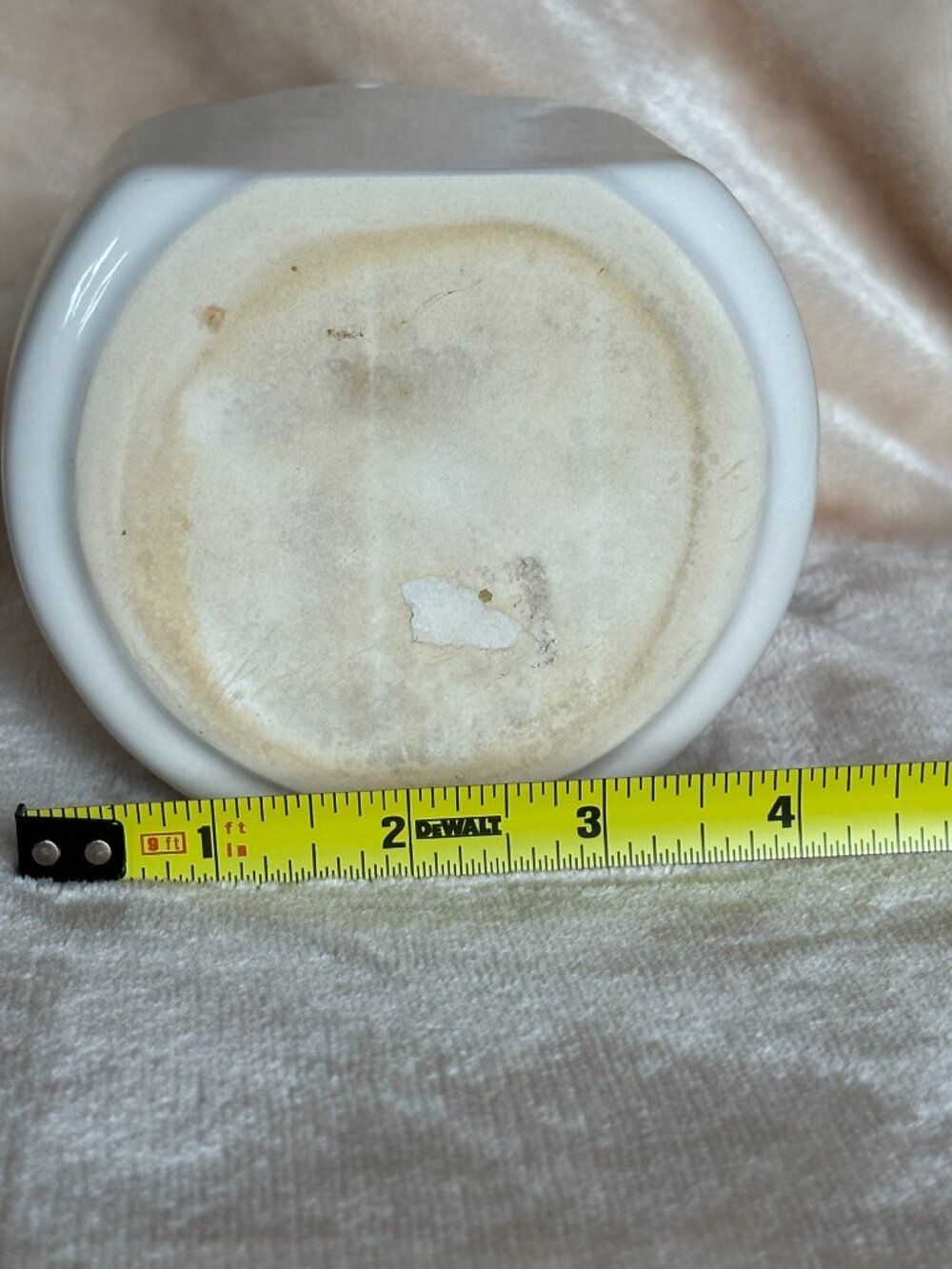 Ceramic Wall Pocket Air Plant Planter Vintage EUC Floral Pastel - Picture 7 of 8